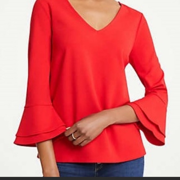 Ann Taylor Tops - Ann Taylor Red Top